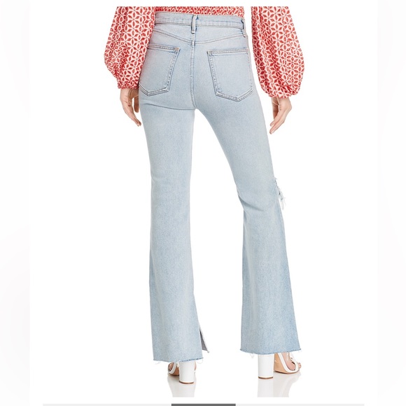 Rag & bone Nina high rise flare boot leg jeans 24 - Picture 3 of 9